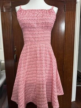 Handmade Original Pink Patterned Sundress